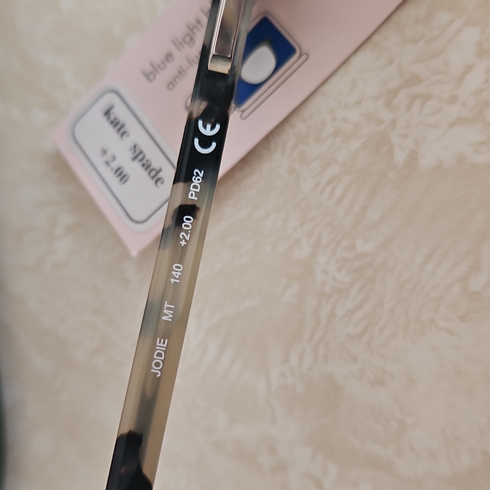 Kate Spade Jodie Reading +2 Glasses With Hard Case, NWT - Picture 8 of 13